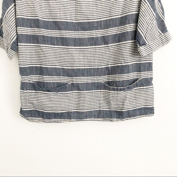 Zara chambray striped top - Picture 5 of 9